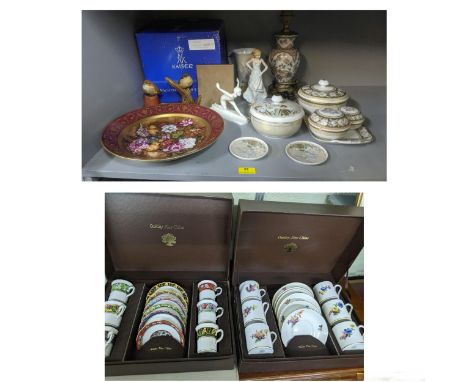A collection of Kaiser porcelain ornaments, table boxes and figurines, to include The Frog King figurine from the Grimm Broth