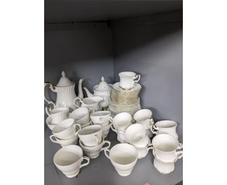 A Royal Albert Val D'Or part coffee set, and a similar Duchess tea set.Location: G 8If there is no condition report shown, pl