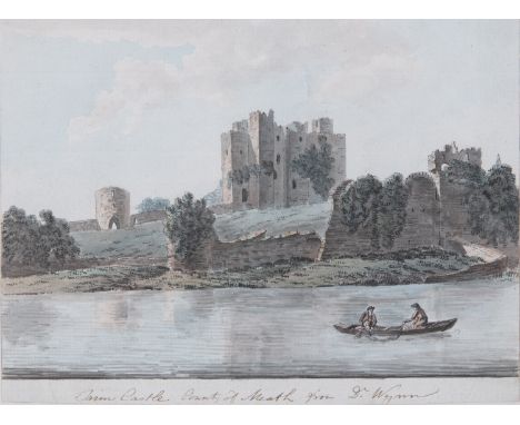 STYLE OF GABRIEL BERANGER (c.1729-1817) Trim Castle, County of Meath Watercolour, 14 x 19cm Inscribed 'Trim Castle, County of