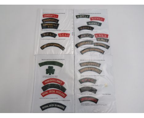 Selection of Brigade Group Shoulder Titlesembroidery titles include Somerset LI ... Somerset LI . XIII ... DCLI ... Somerset 
