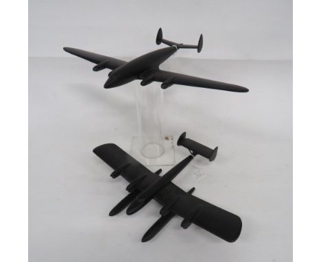 WW2 RAF Aircraft Recognition German Blohm and Voss BV139 Sea Plane Aircraft.This wooden example with black painted finish and