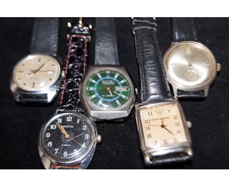 Vintage Timex, citizen, amana, wostok &amp; 1 other  wristwatches 