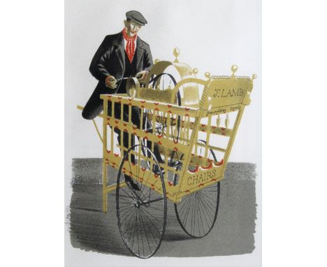 ERIC RAVILIOUS (1903-1942) KNIFE GRINDER Colour lithograph, as published in High Street, Curwen Press, 1938 (the edition was 