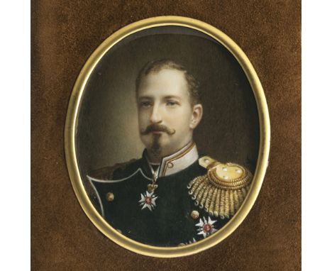 Unbekannter Monogrammist Mitte der 1890er JahreFerdinand I. von Bulgarien, Herzog von Sachsen-Coburg-Koháry(1861 Wien - 1948 