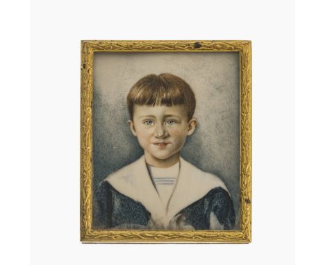 Unbekannt um 1900Prinz Kyrill von Bulgarien(1895 Sofia - 1945 ebenda). Brustbild en face. Auf der Rahmenrückseite hs. Nummeri