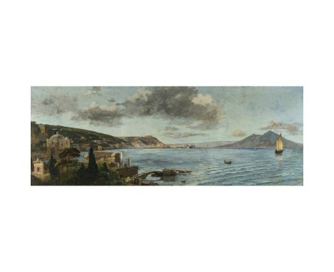 Veronika Maria Herwegen-Manini1851 München - 1931 Malcesine am GardaseeBlick vom Posillipo auf die Bucht von Neapel und den V