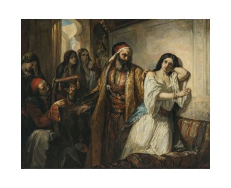 Charles Louis Lucien Muller, zugeschrieben1815 Paris - 1892 ebenda"La Folie dHaydée"Haydée, die Tochter des Piraten Lambro, e