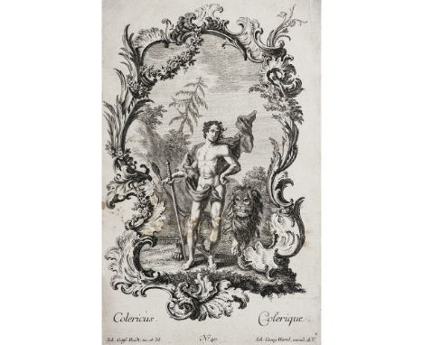 Augsburg18. Jh.OrnamententwürfeKonvolut aus 25 Radierungen auf Bütten. Jew. in Platte signiert. Verschiedene Maße. Jew. hinte