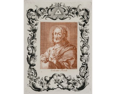 Italien vor 1791"S. Giuseppe" - "S. Catharina Senensis" - "Salvator Mundi" - "S. Joseph" - "S. Barbara V.M."5 Radierungen. Je