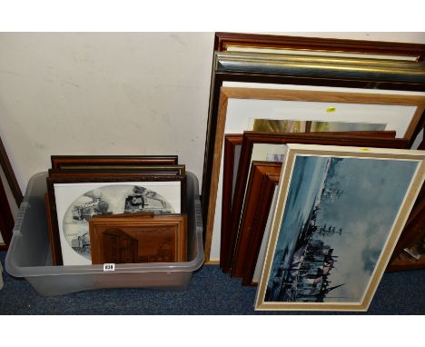 LIMITED AND OPEN EDITION PRINTS ETC, to include signed David Watson steam locomotive prints 'The Power and the Princess' and 