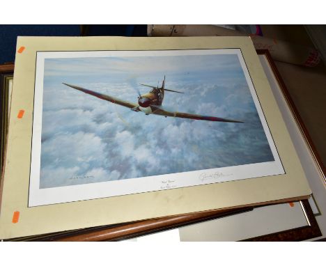 SIGNED LIMITED EDITION PRINTS ETC, comprising 'Evening Glare' by Anthony Gibbs 356/550, depicting a lion beside a watering ho