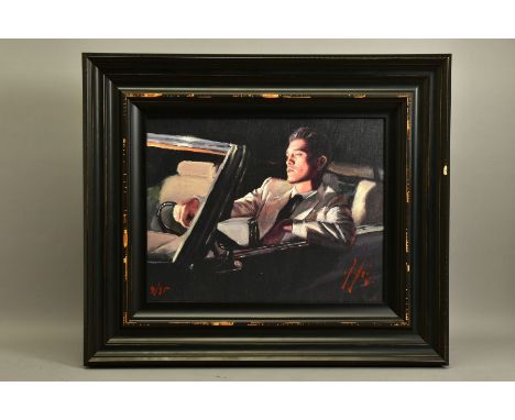 FABIAN PEREZ (ARGENTINA 1967) 'LATE DRIVE II', a male figure in a convertible car, signed limited edition print, 9/95 with ce