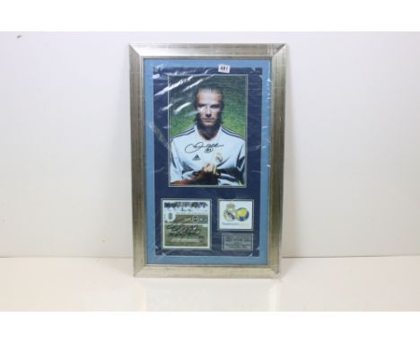 Sold at Auction: Cristiano Ronaldo Signed Framed Real Madrid