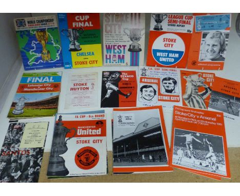 Stoke City Vs Chelsea 1972 league cup final programmes, Semi-final Vs West Ham (Old Trafford, Victoria Ground), 2 1972 progra