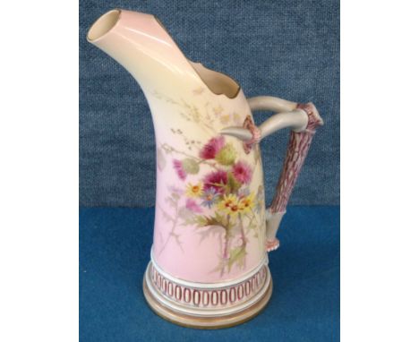 Royal Worcester tusk jug 24cm high Condition reports not available for this auction