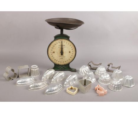 Kitchenalia -  To include Swan metal jelly moulds in the form of fish &amp; rabbits together with biscuit cutters along with 