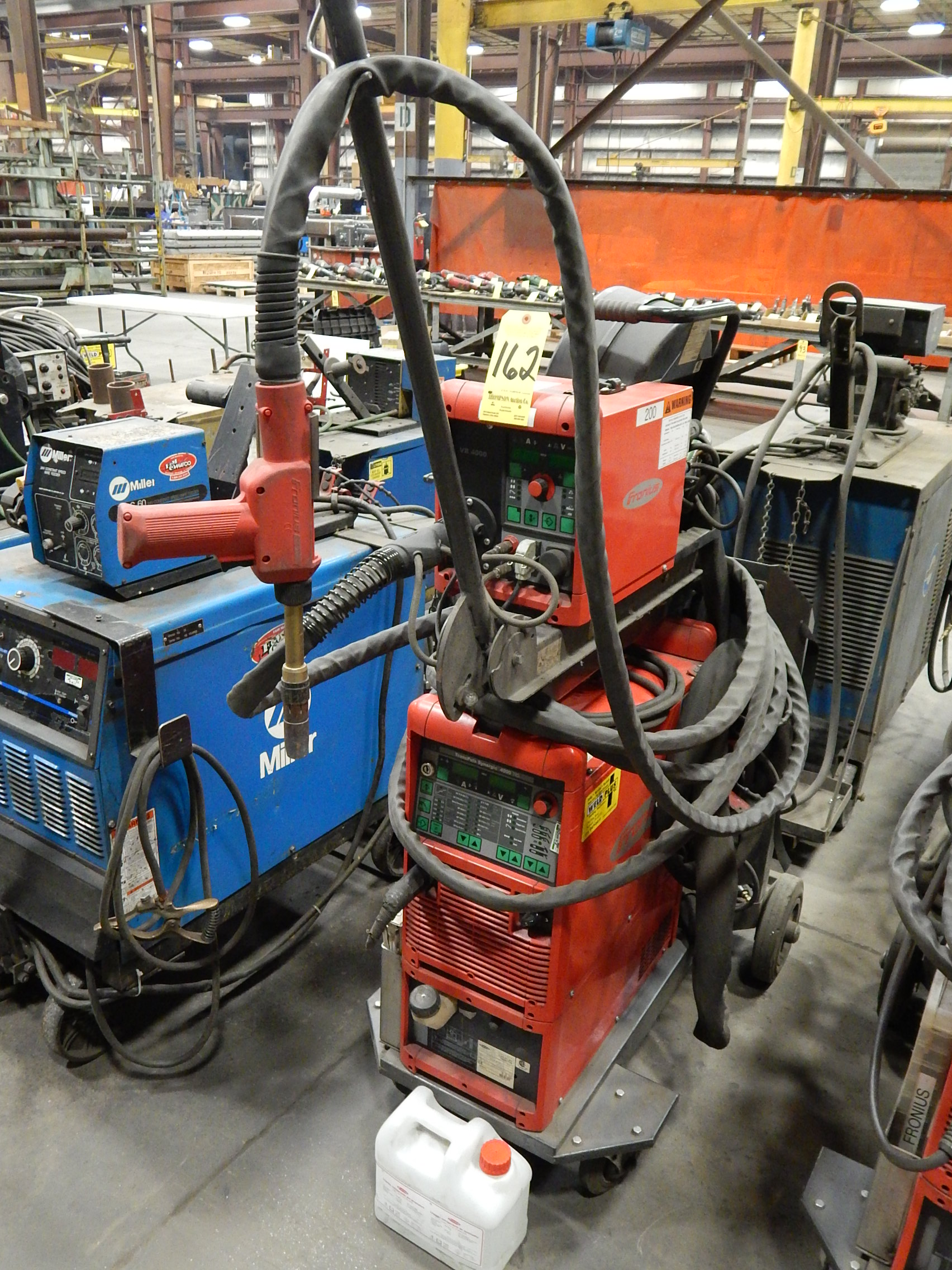 Fronius Trans Puls Synergic 4000 Mig Welder, SN 19090033, with Fronius