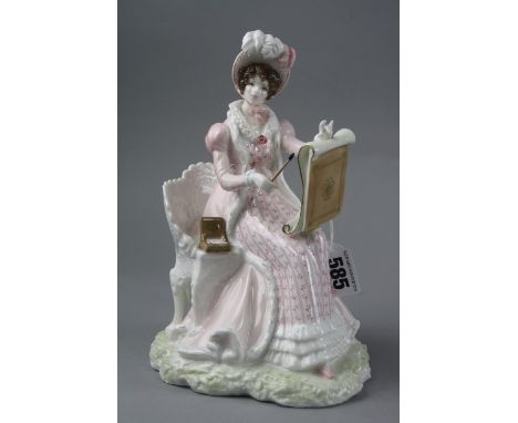 A LIMITED EDITION ROYAL WORCESTER FIGURE FROM JANE AUSTEN HEROINES, 'Emma', No.1165/4500 with certificate and leaflet