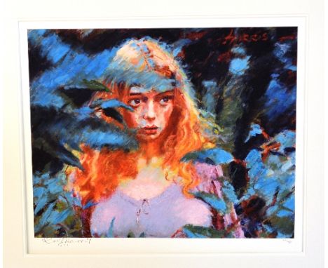 AFTER ROLF HARRIS, 'Tessa Through The Blue Gums', a limited edition print, signed and numbered 145/695 in pencil, with certif