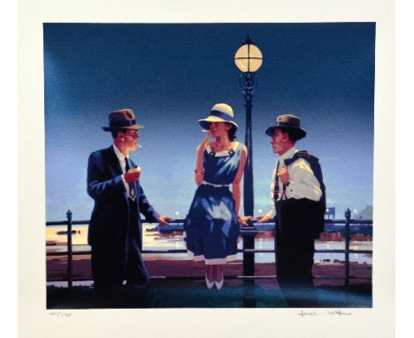 AFTER JACK VETTRIANO, a limited edition print 202/295, signed and numbered in pencil, unframed, approximately 45cm x 37cm