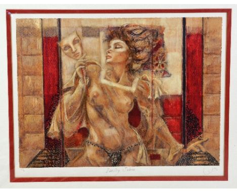 AFTER JOY KIRTON SMITH, 'Dancing Salome', a Roman numeral limited edition print IX/L, signed, titled and numbered in pencil, 