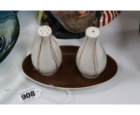 A CARLTONWARE CRUET SET (3)