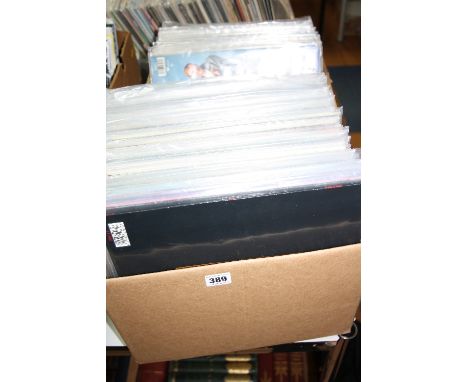 TWO BOXES OF LP'S, to include Rolling Stones, Genesis, Whitesnake, Rod Stewart, Howard Jones, Pink Floyd etc