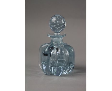 A BOXED CAITHNESS 'ERICA' PERFUME FLASK, design by Colin Terris (with certificate)