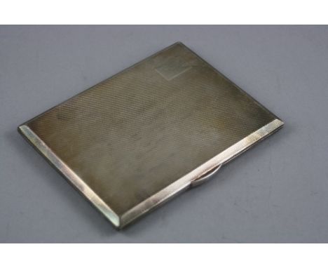 A SILVER CIGARETTE CASE, approximate weight 193 grams