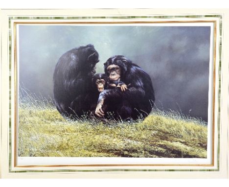 AFTER SPENCER HODGE, 'Family Portrait', a limited edition print 256/350, signed and numbered in pencil, with certificate vers