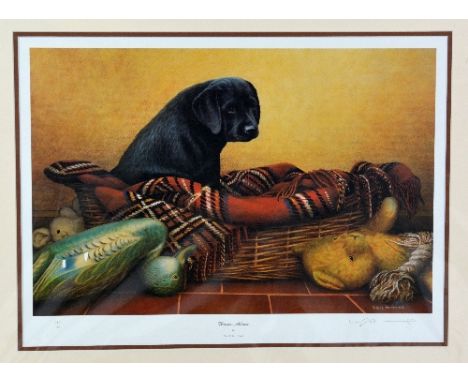 AFTER NIGEL HEMMING, 'Home Alone', a limited edition print 95/495, signed and numbered in pencil, with certificate, unframed,