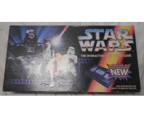 A vintage boxed Star Wars interactive board game