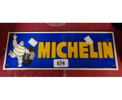 A modern painted enamel Michelin sign