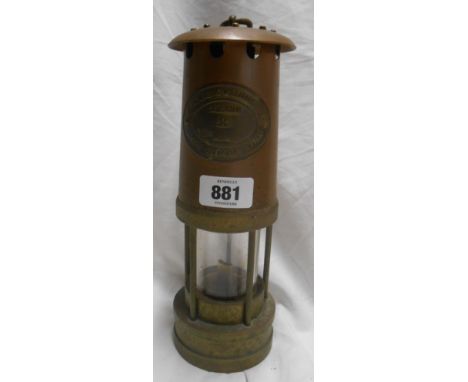 A vintage Thomas &amp; Williams Cambrian miner's lamp No 125915