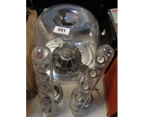 A Harman Kardon soundsticks and subwoofer speaker system