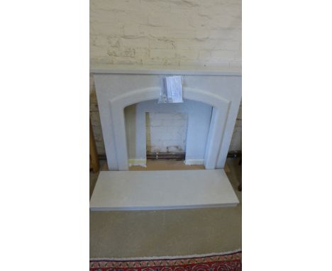 A new marble fire surround by Micro Marbe Fireplaces - retails at £550, made in England - Height 100cm x Width 122cm
