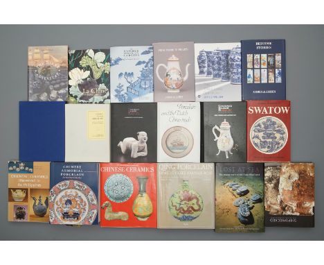 42 books on mostly Chinese porcelain, incl. shipwreck catalogues, Rijksmuseum, etc. Full list:Ê Made in Imperial China, Sothe