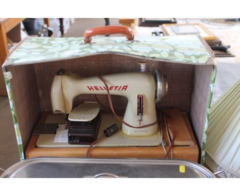 A Helvetia sewing machine, sold as collector's item 