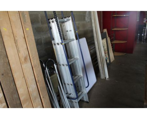 An aluminium loft ladder (sold as seen) 