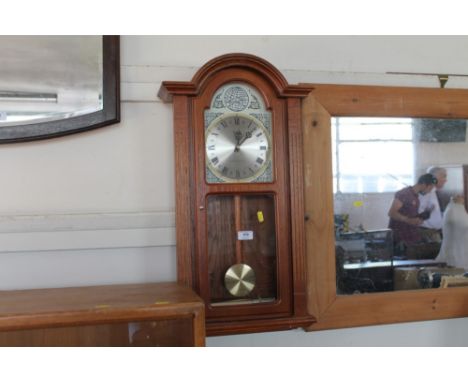 An Acctim Westminster chime wall clock 