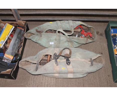 Two tools bags and contents 