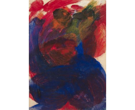 Winnewisser, ElseHeidelberg, geboren 193629,5 x 20 cm, R.Komposition, 1962. Tempera auf Papier. In Bleistift unten mittig sig