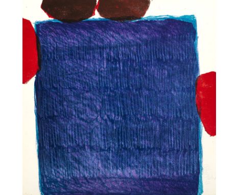 Pfahler, Georg KarlEmetzheim/Bayern, 1926 - 2002Versch., o. R.2 Bl.: Ohne Titel, 1962; o. J. Eine Farblithografie und eine Fa