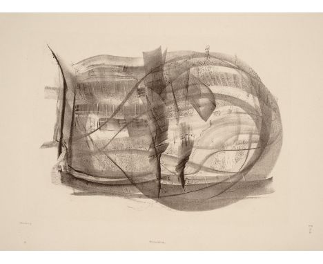 Altenbourg, GerhardRödischen-Schnepfenthal, 1926 - Meißen, 1989Blattgröße: 39,5 x 53,5 cm; 30 x 42 cm, o. R."Hindurchblicke",