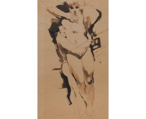 Jaeckel, WillyBreslau, 1888 - Berlin, 1944Versch., R."Paolo und Francesca". Tusche auf Papier. In Tusche unten links signiert