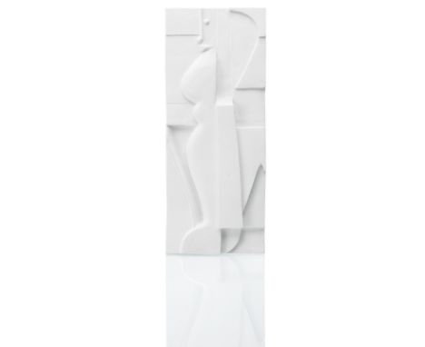 Schlemmer, Oskar (nach)Stuttgart, 1888 - Baden-Baden, 194320,2 x 8,2 x 1,1 cmRelief H, 1991/1990er Jahre. Gipsrelief nach ein