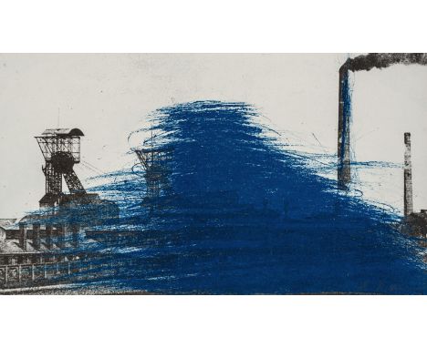 Rainer, ArnulfBaden/Wien, geboren 192931 x 53,5 cm, o. R.Recklinghäuser Zechen-Elegie, 1994. Farboffsetlithografie auf Papier