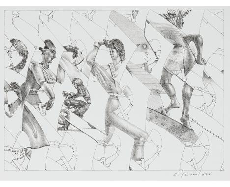 Thomkins, AndréLuzern, 1930 - Berlin, 1985Versch., o. R.3 Bl.: Ohne Titel, um 1975. Lithografie auf Bütten. Alle in Bleistift