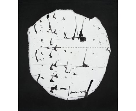 Sonderborg, d.i. Kurt R. HoffmannSonderborg, 1923 - Hamburg, 200826,5 x 24 cm, R."Ideographisme", 1959. Tusche auf Papier aus