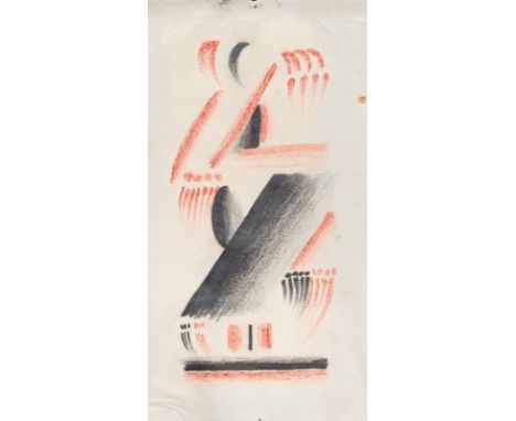 Itten, JohannesWachseldorn/Bern, 1888 - Zürich, 196720,4 x 10,8 cm, R."Studie (Musik)", 1917. Farbstift und Bleistift auf Pap